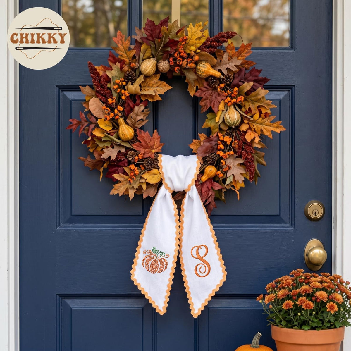 Christmas Personalized Wreath Sash — 20 — image 3