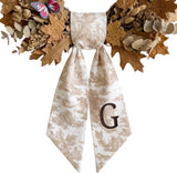 Autumn Personalized Wreath Sash