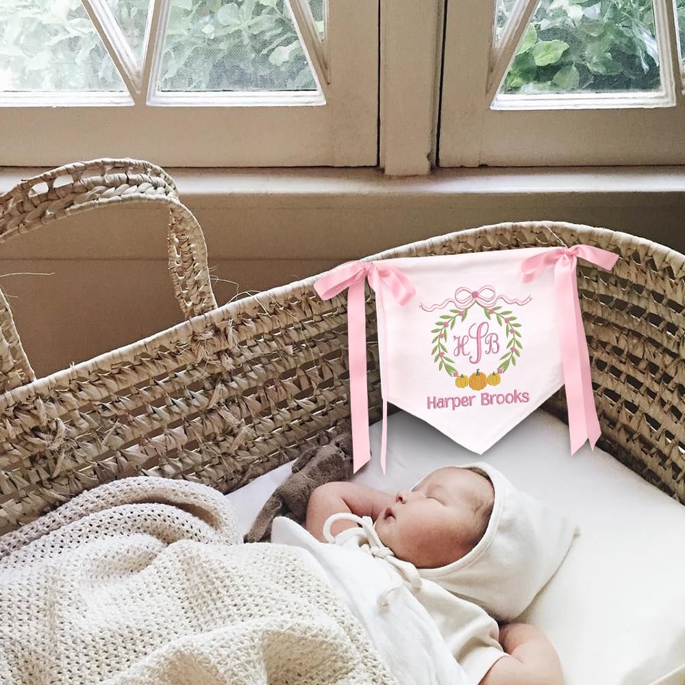 Personalized Embroidered Baby Name Banner — 8 — image 4