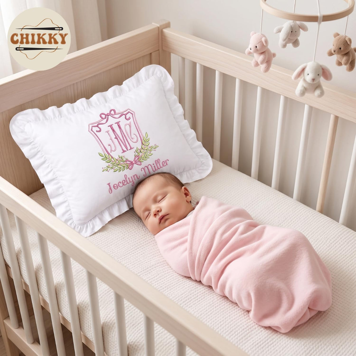 Personalized Embroidered Pillow Cover — 17 — image 3