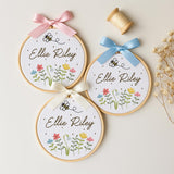 Personalized Embroidered Baby Name Hoop — 7 — image 2