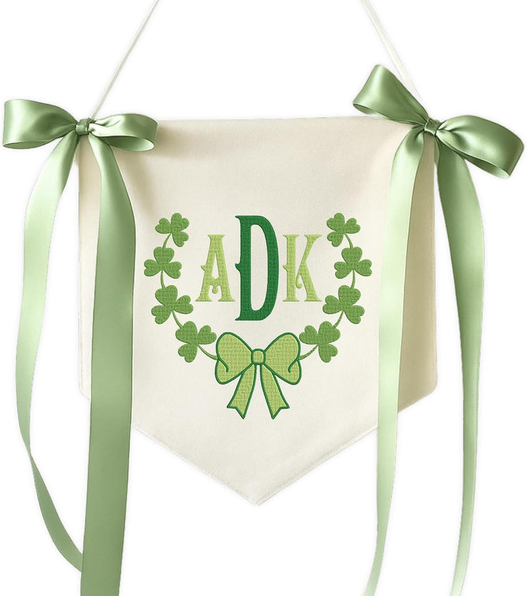 Personalized Embroidered Baby Name Banner — 2