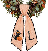 Halloween Personalized Wreath Sash