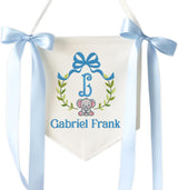 Personalized Embroidered Baby Name Banner — 12
