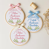 Personalized Embroidered Baby Name Hoop — 13 — image 2