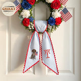 Monogram Personalized Wreath Sash — image 3