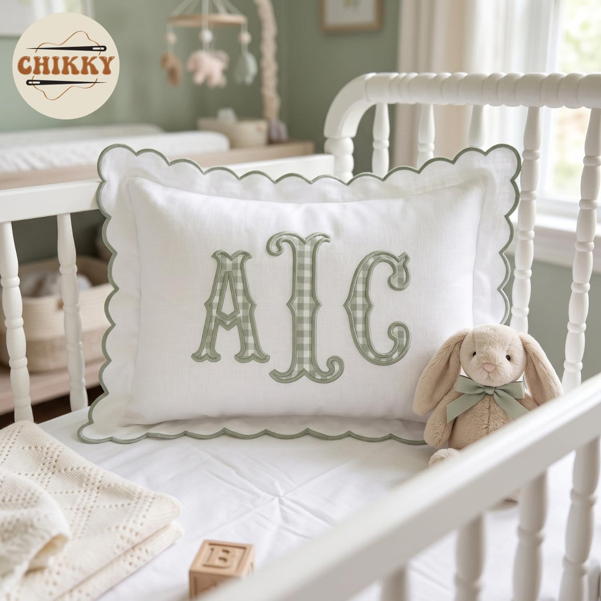 Personalized Embroidered Pillow Cover — image 5