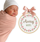 Personalized Embroidered Baby Name Hoop — 9