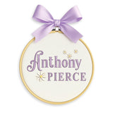 Personalized Embroidered Baby Name Hoop — 11