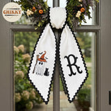 Halloween Personalized Wreath Sash — image 2