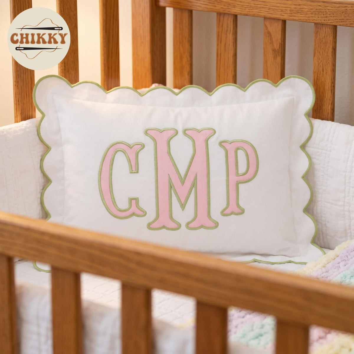 Personalized Embroidered Pillow Cover — image 2