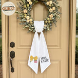 Monogram Personalized Wreath Sash — image 4