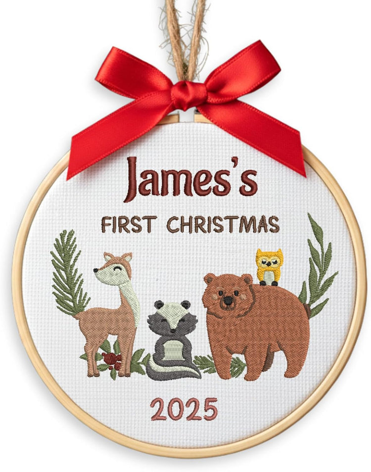 Personalized Baby's First Christmas Ornament — 11