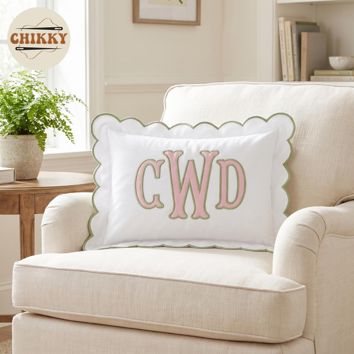 Personalized Embroidered Pillow Cover — image 5