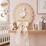 Personalized Wooden Birth Announcement Sign — image 4