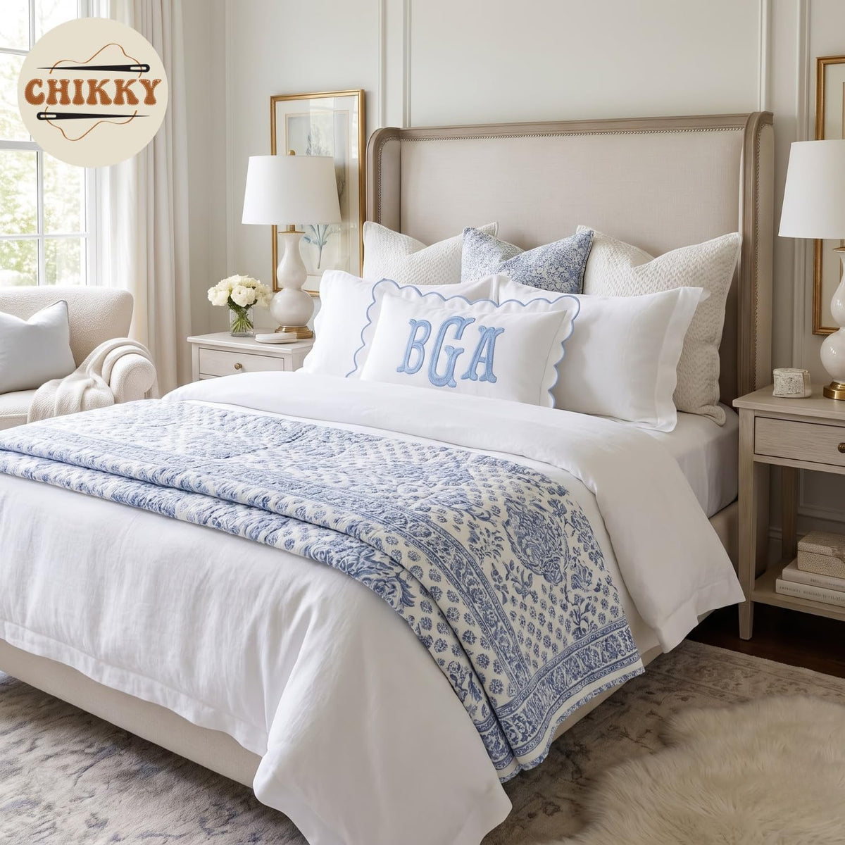 Personalized Embroidered Pillow Cover — image 4