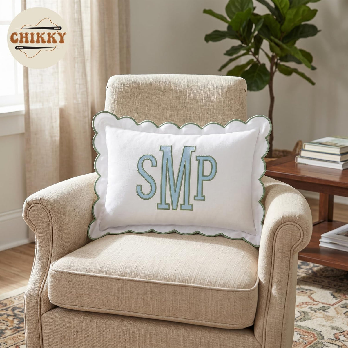 Personalized Embroidered Pillow Cover — image 5