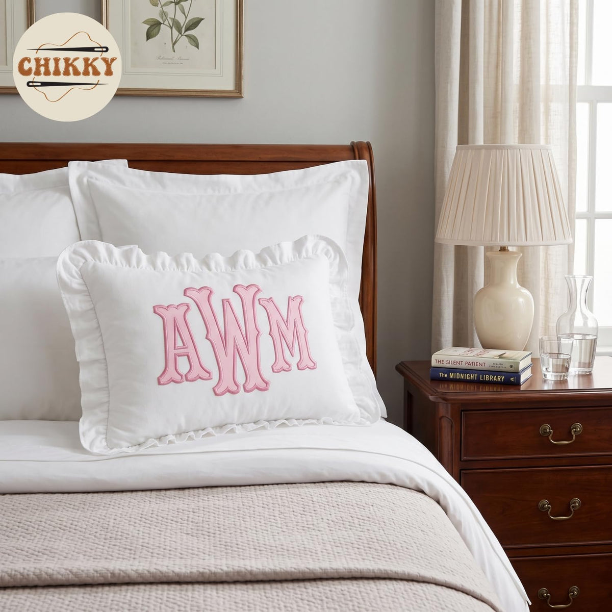 Personalized Embroidered Pillow Cover — image 4