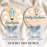 Personalized Wooden Birth Announcement Sign — image 5