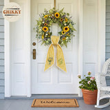 Monogram Personalized Wreath Sash — 1 - Yellow Tulip — image 3