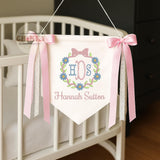 Personalized Embroidered Baby Name Banner — 1 — image 3