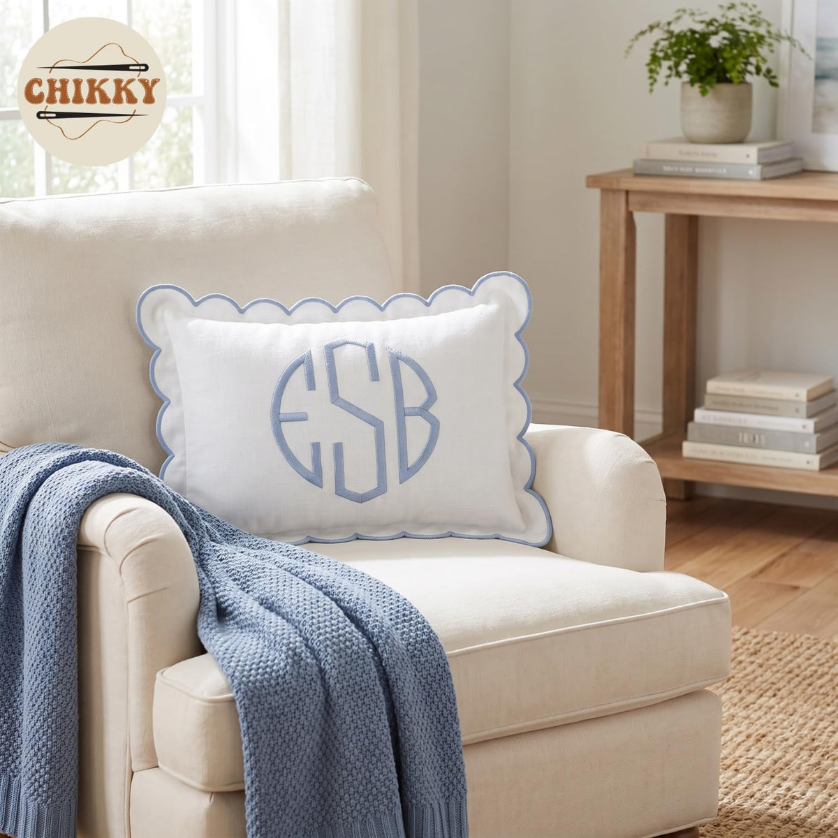 Personalized Embroidered Pillow Cover — 12 — image 5