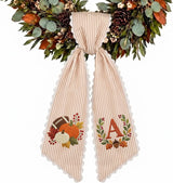 Halloween Personalized Wreath Sash