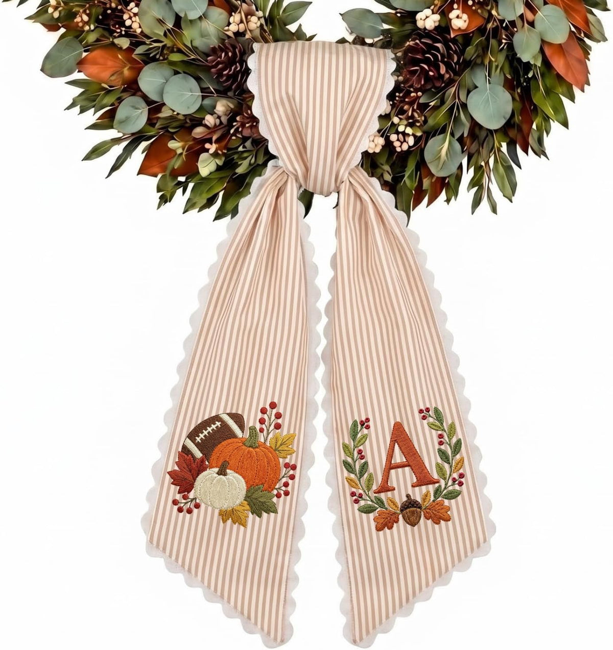 Halloween Personalized Wreath Sash
