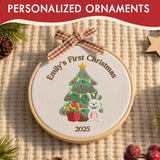 Personalized Baby's First Christmas Ornament — 4 — image 8