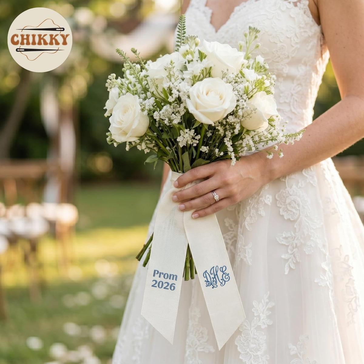 Personalized Embroidered Bouquet Sash — 5 - Prom 2026 — image 4