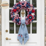 Monogram Personalized Wreath Sash — 9-4th of July — image 7
