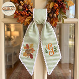 Halloween Personalized Wreath Sash — image 2