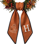 Halloween Personalized Wreath Sash