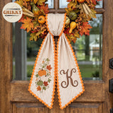 Halloween Personalized Wreath Sash — image 2