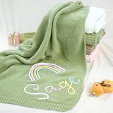 Personalized Knit Baby Blanket — 5 — image 3
