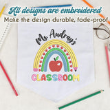 Personalized Embroidered Teacher Banner — 7 — image 5