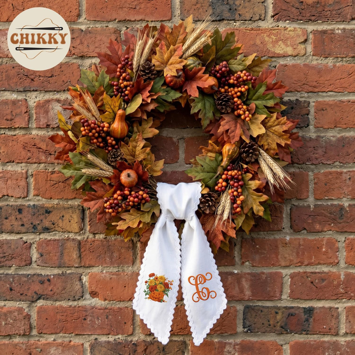 Christmas Personalized Wreath Sash — 26 — image 3