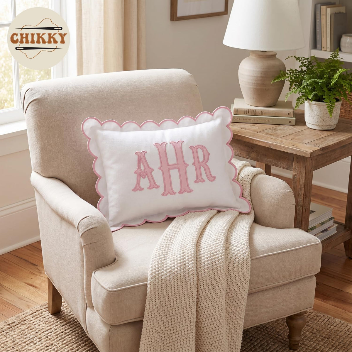 Personalized Embroidered Pillow Cover — image 5