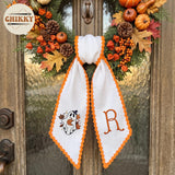 Halloween Personalized Wreath Sash — image 4