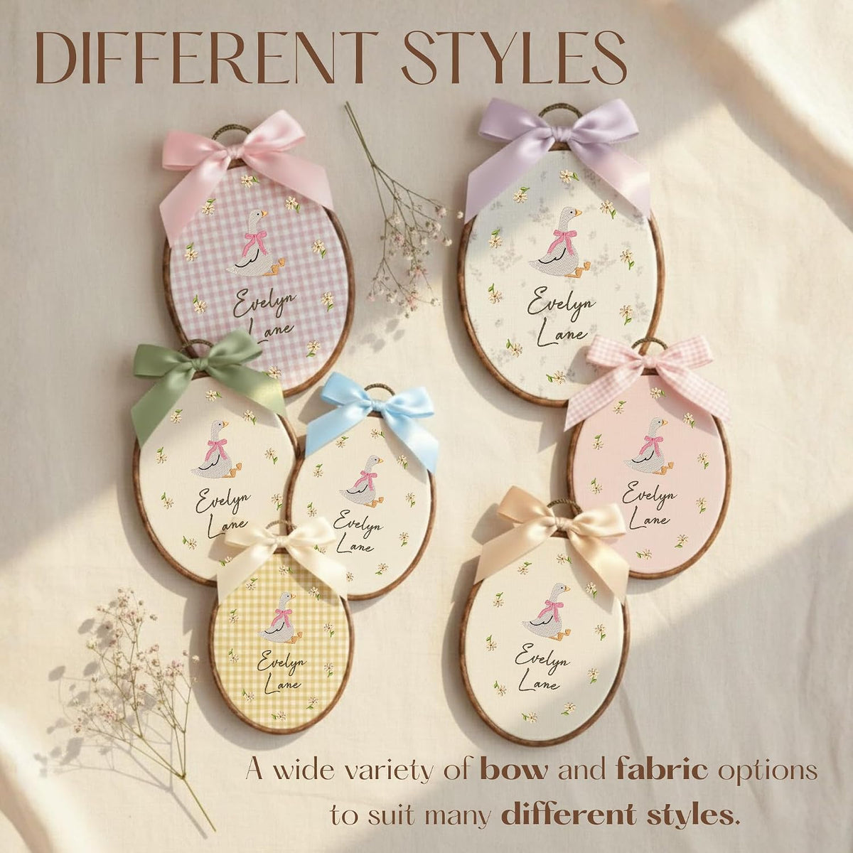 Personalized Embroidered Baby Name Hoop — 11 — image 5