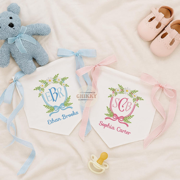 Personalized Embroidered Baby Name Banner — 7 — image 2
