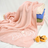 Personalized Knit Baby Blanket — 4 — image 4