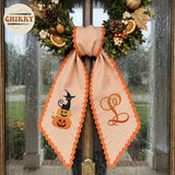 Halloween Personalized Wreath Sash — image 2