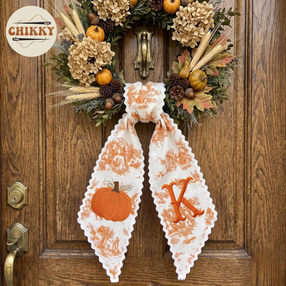 Autumn Personalized Wreath Sash — image 6