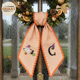 Halloween Personalized Wreath Sash — image 3
