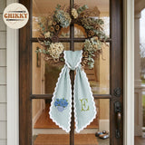 Christmas Personalized Wreath Sash — image 2