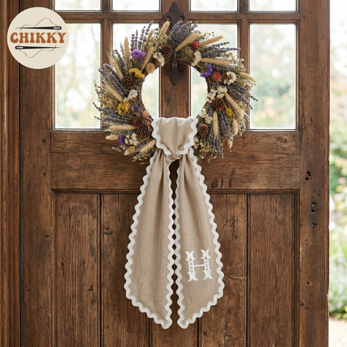 Christmas Personalized Wreath Sash — image 7