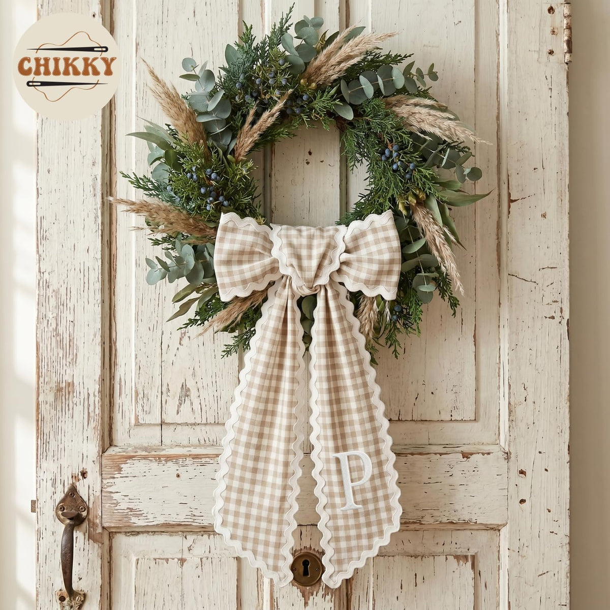 Christmas Personalized Wreath Sash — image 6
