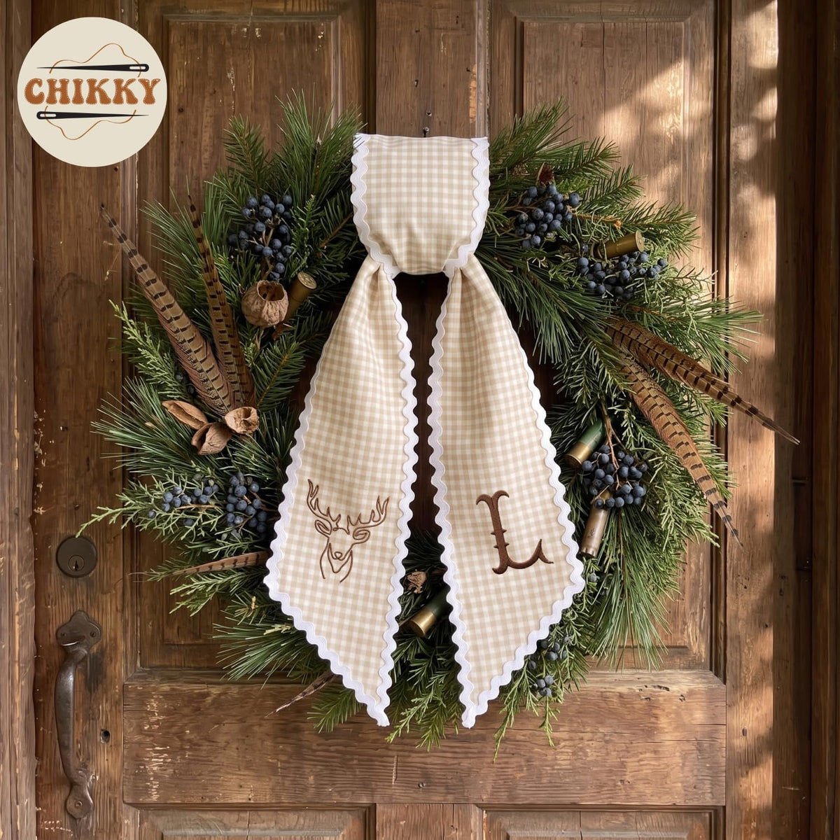 Autumn Personalized Wreath Sash — image 4