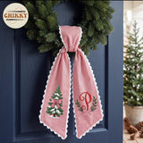 Christmas Personalized Wreath Sash — image 2